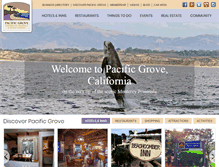 Tablet Screenshot of pacificgrove.org